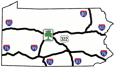 Map to Toftrees